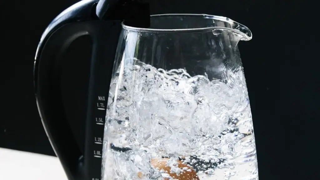 An electric kettle in a kitchen